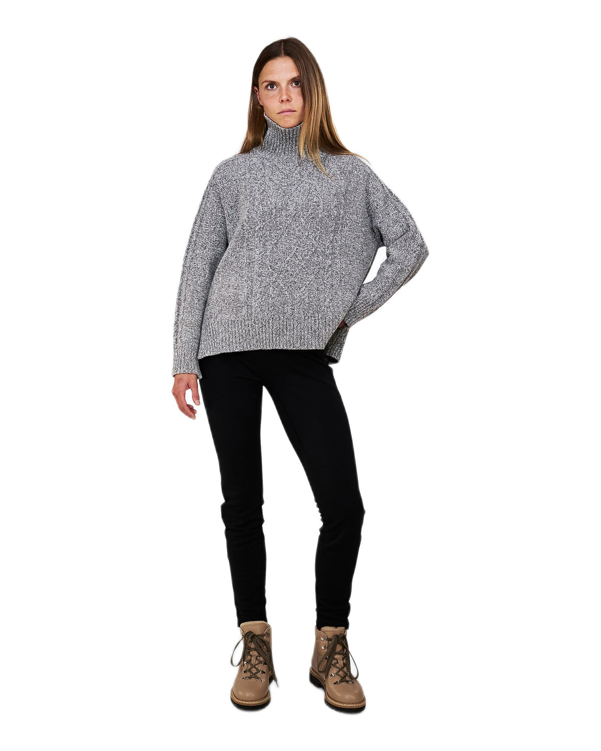 The Mountain Studio K-9 W Damen-Rollkragenpullover – Bellweather Blue - THE MOUNTAIN STUDIO - MEINFREUDENHAUS