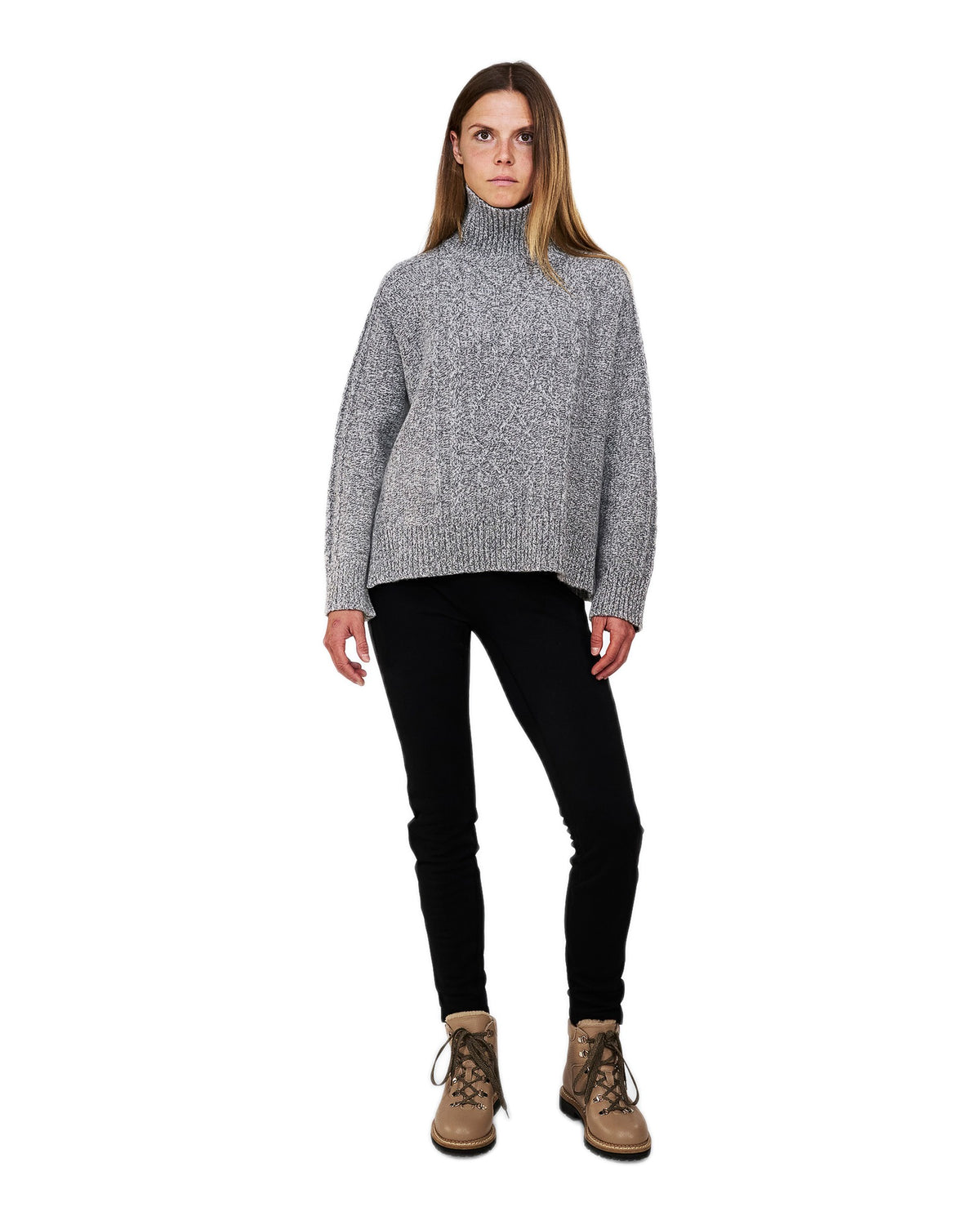 The Mountain Studio K-9 W Damen-Rollkragenpullover – Bellweather Blue - THE MOUNTAIN STUDIO - MEINFREUDENHAUS