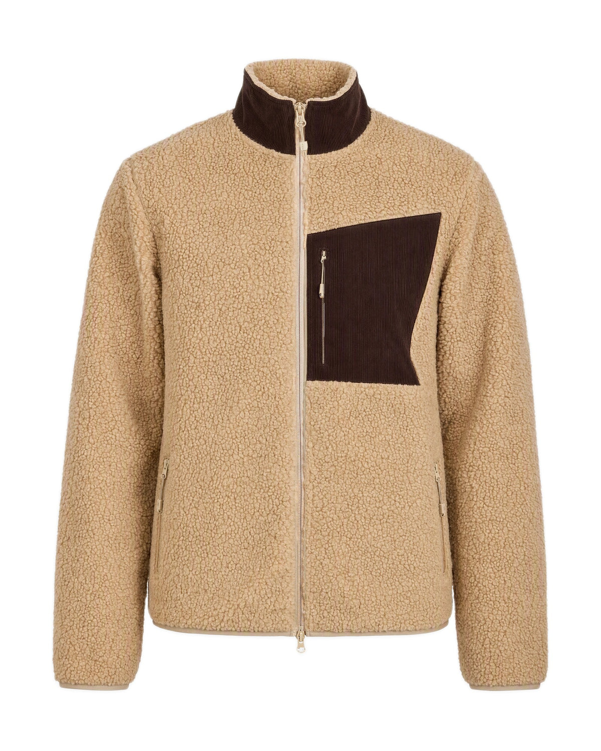 The Mountain Studio M-11 C Herren-Fleecejacke – Kelp - THE MOUNTAIN STUDIO - MEINFREUDENHAUS