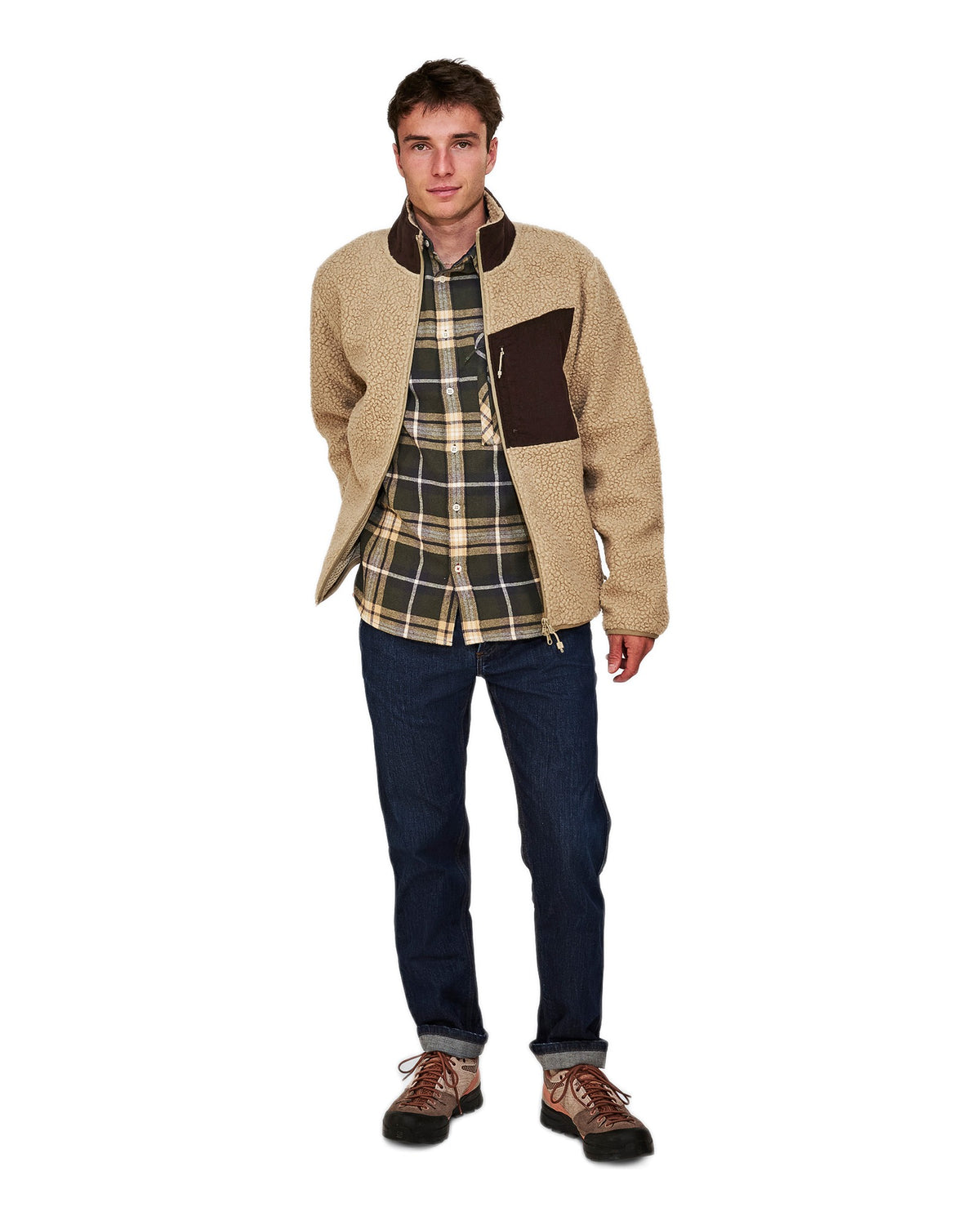 The Mountain Studio M-11 C Herren-Fleecejacke dunkelgrün Bild 6
