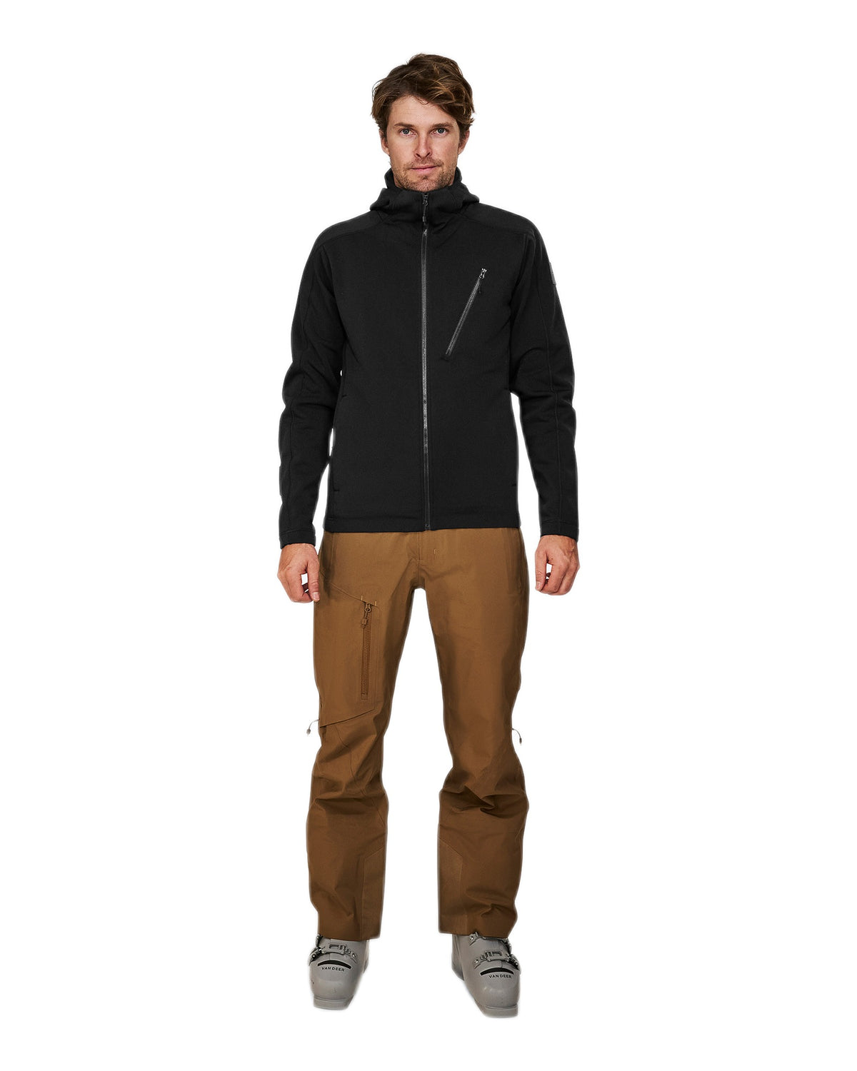 The Mountain Studio M-7 Herren-Fleecejacke – Black Onyx schwarz Bild 1