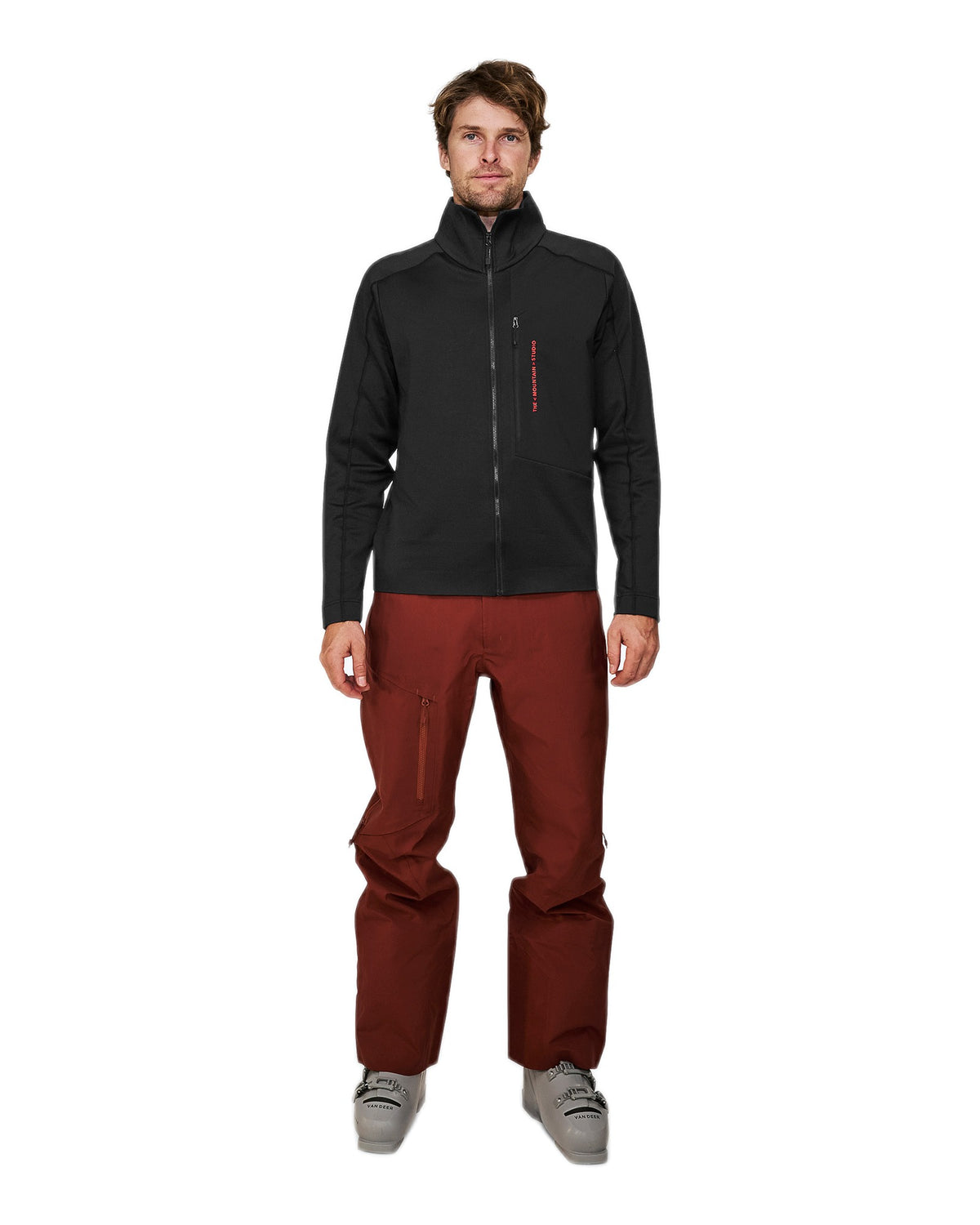 The Mountain Studio M-8 Herren-Fleecepullover schwarz Bild 1