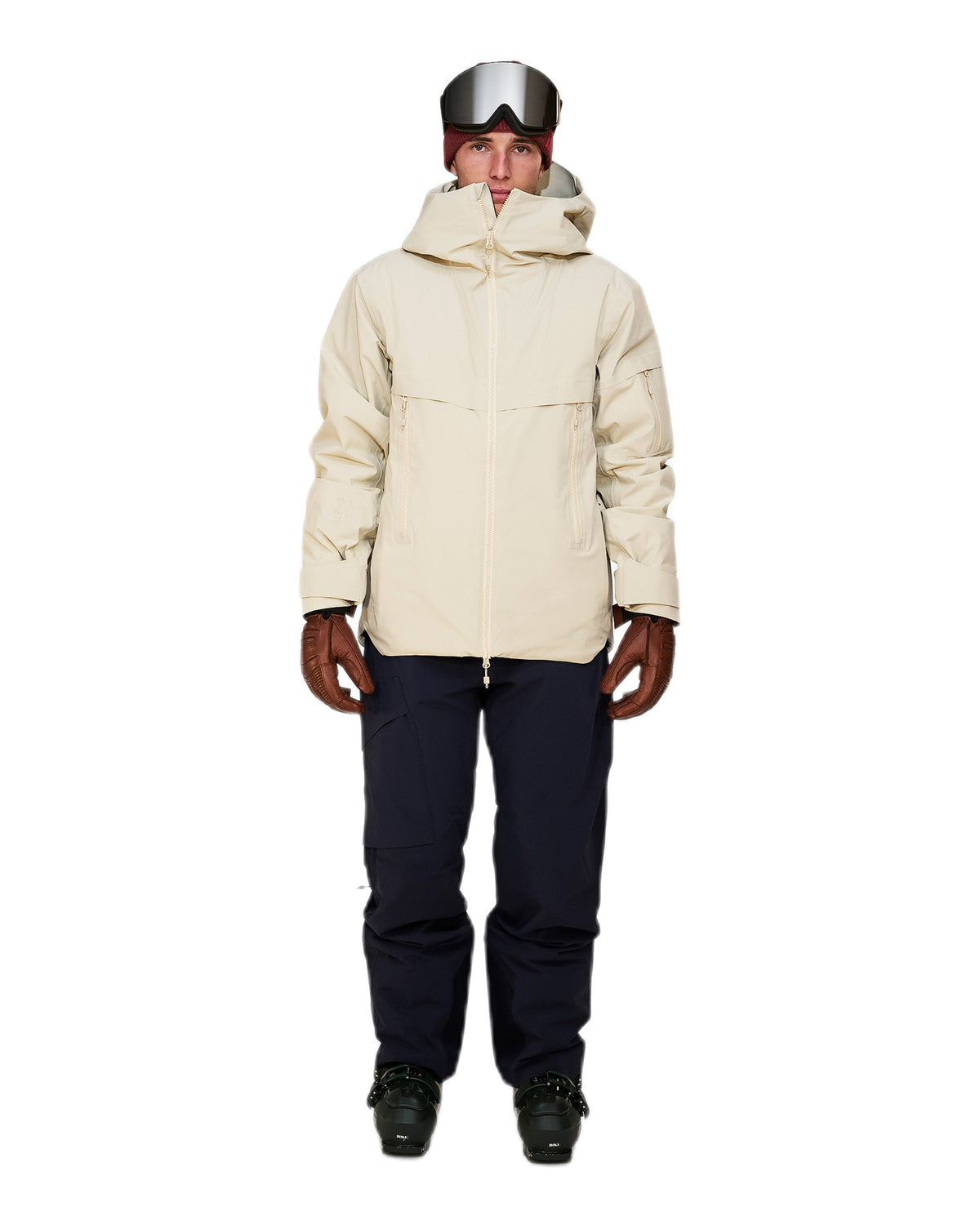 The Mountain Studio S-8 Herren-Skijacke – Castle Wall beige Bild 3