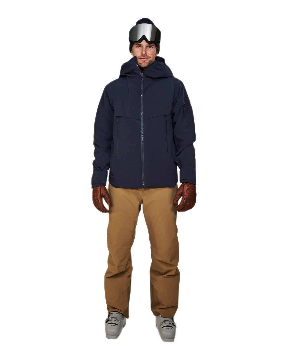 The Mountain Studio S-8 Herren-Skijacke – Castle Wall beige Bild 7
