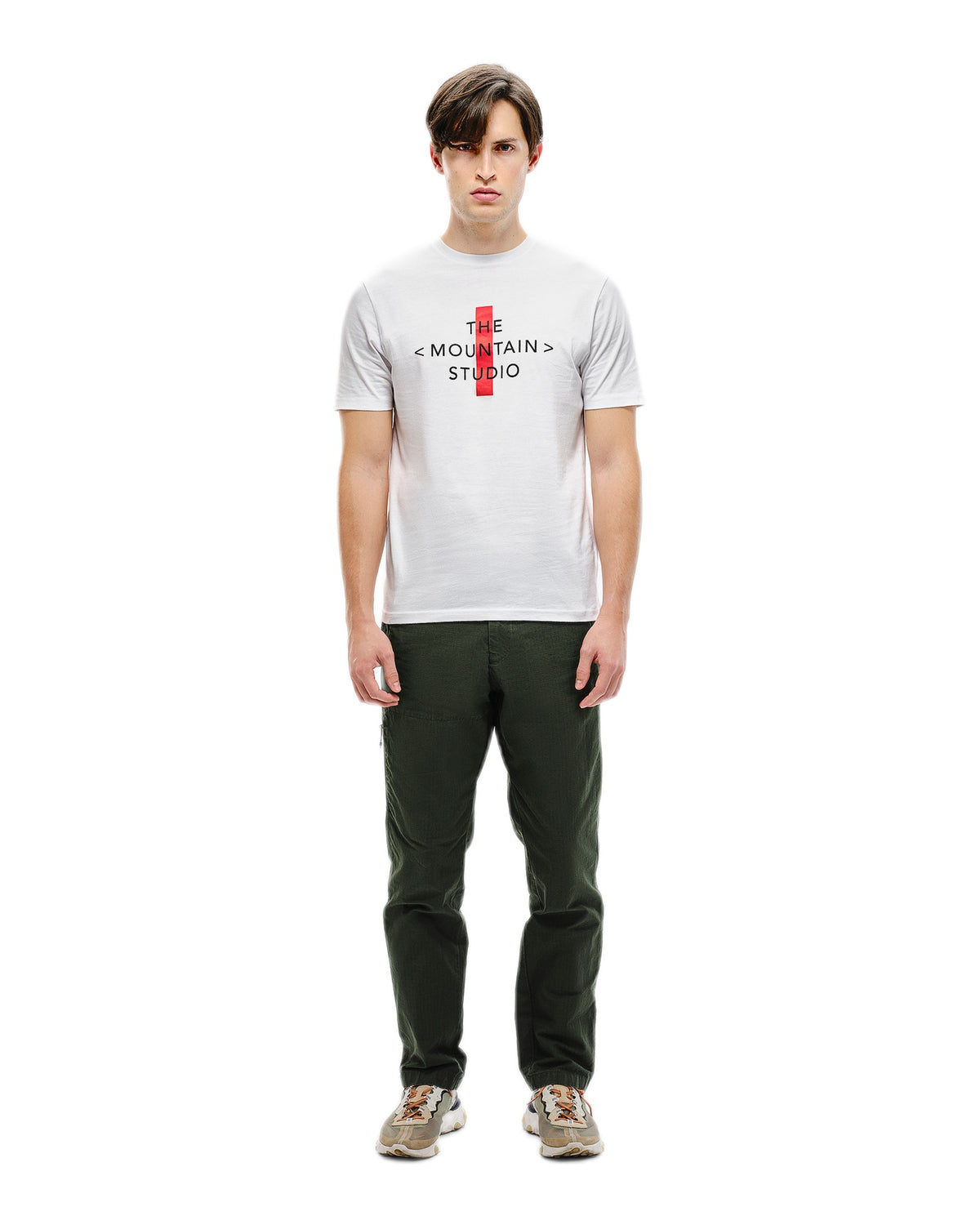 The Mountain Studio T-8 Herren-T-Shirt – White - THE MOUNTAIN STUDIO - MEINFREUDENHAUS