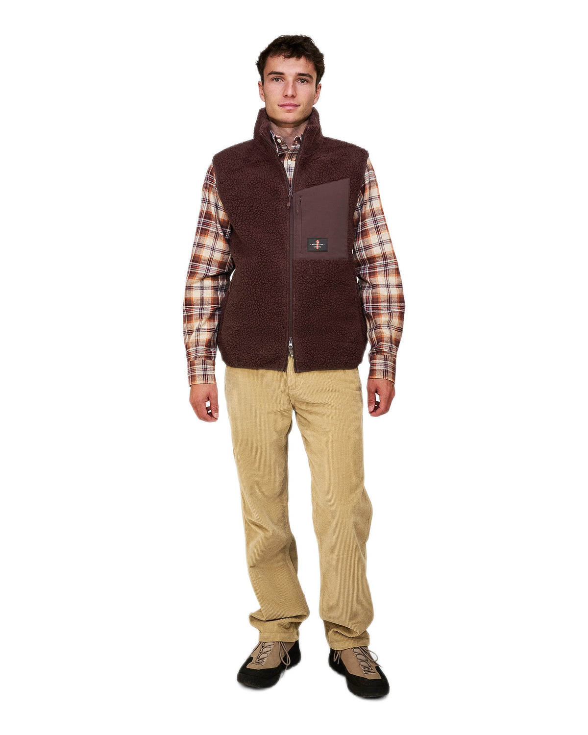 V-5 Soft Wool Pile Vest beige Bild 7
