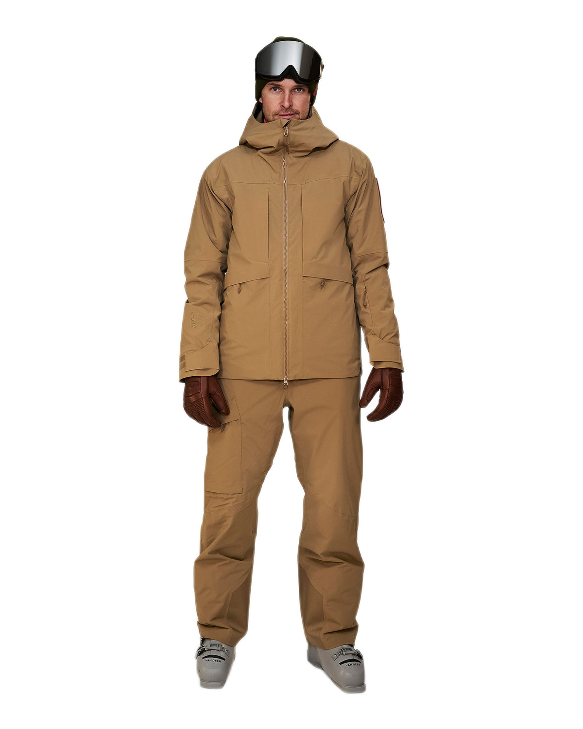 The Mountain Studio Z-5 Herren-Skijacke – Sky Captain-Castle Wall dunkelblau/weiss Bild 25