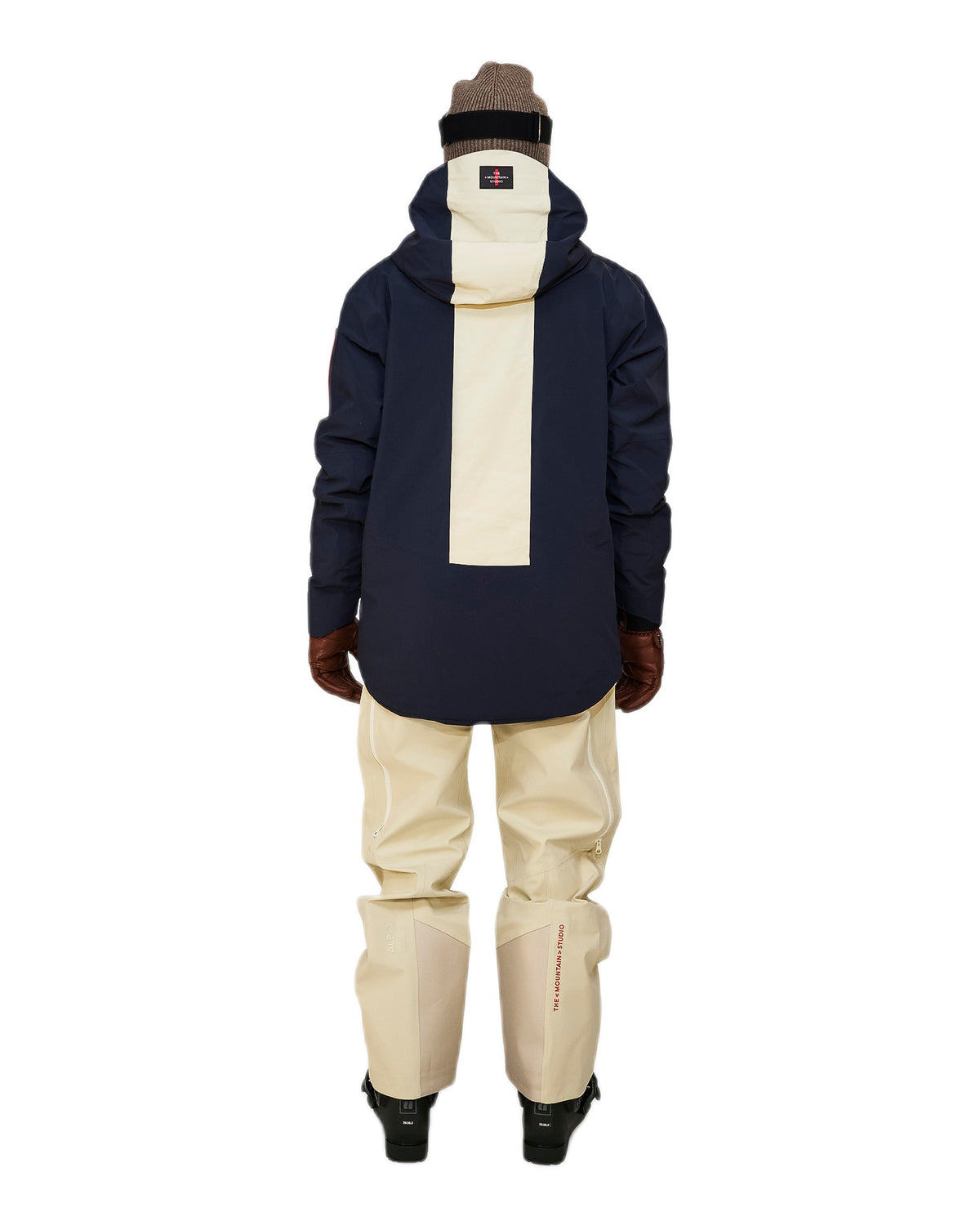 The Mountain Studio Z-5 Herren-Skijacke – Sky Captain-Castle Wall dunkelblau/weiss Bild 2
