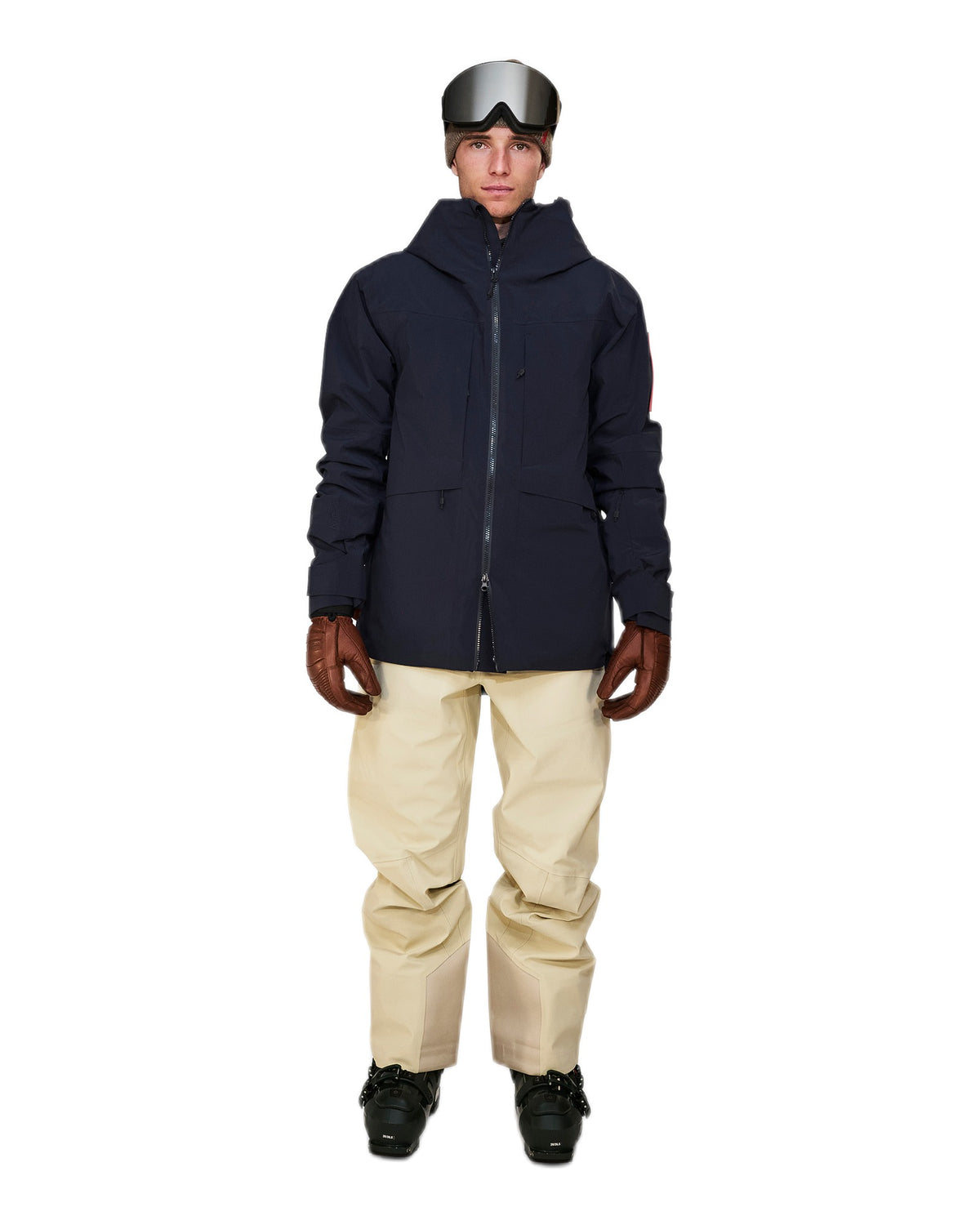 The Mountain Studio Z-5 Herren-Skijacke – Sky Captain-Castle Wall dunkelblau/weiss Bild 3