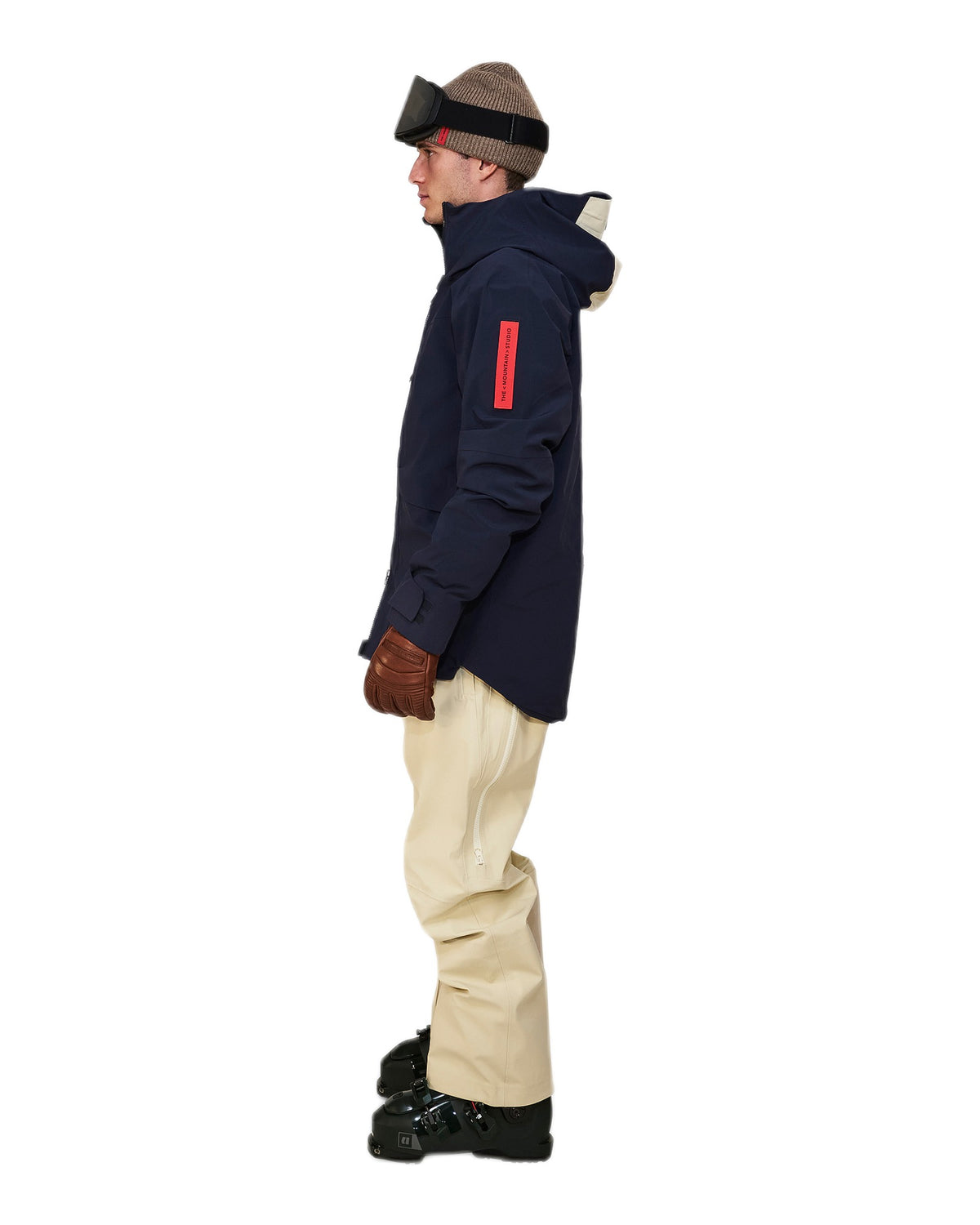 The Mountain Studio Z-5 Herren-Skijacke – Sky Captain-Castle Wall dunkelblau/weiss Bild 4