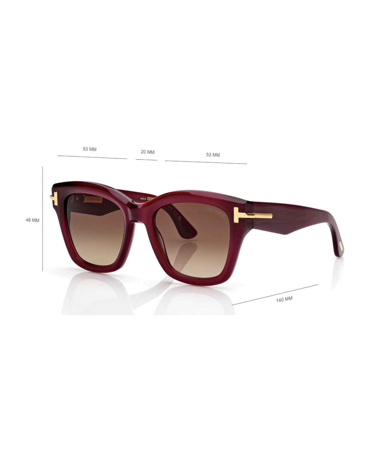 Tom Ford Icon Butterfly Damen-Sonnenbrille bunt Bild 4