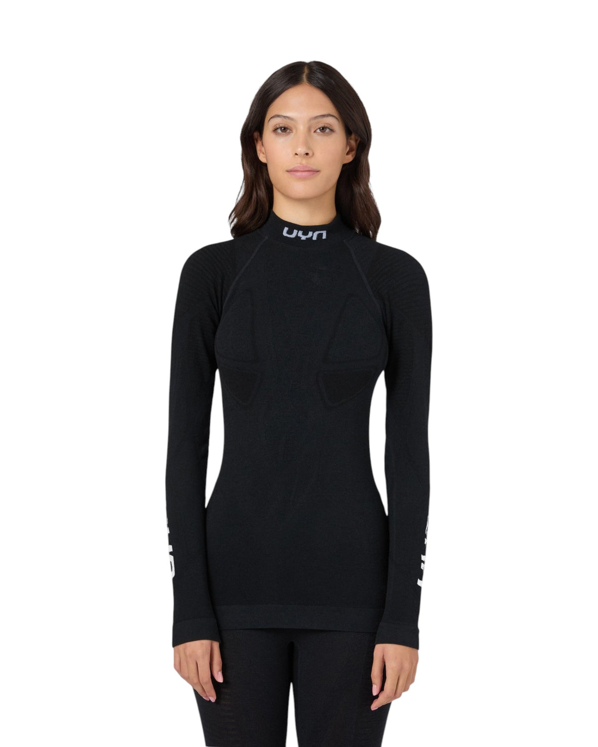 UYN Elevatyon Biomorph Damen-Rollkragen-Thermoshirt schwarz Bild 1
