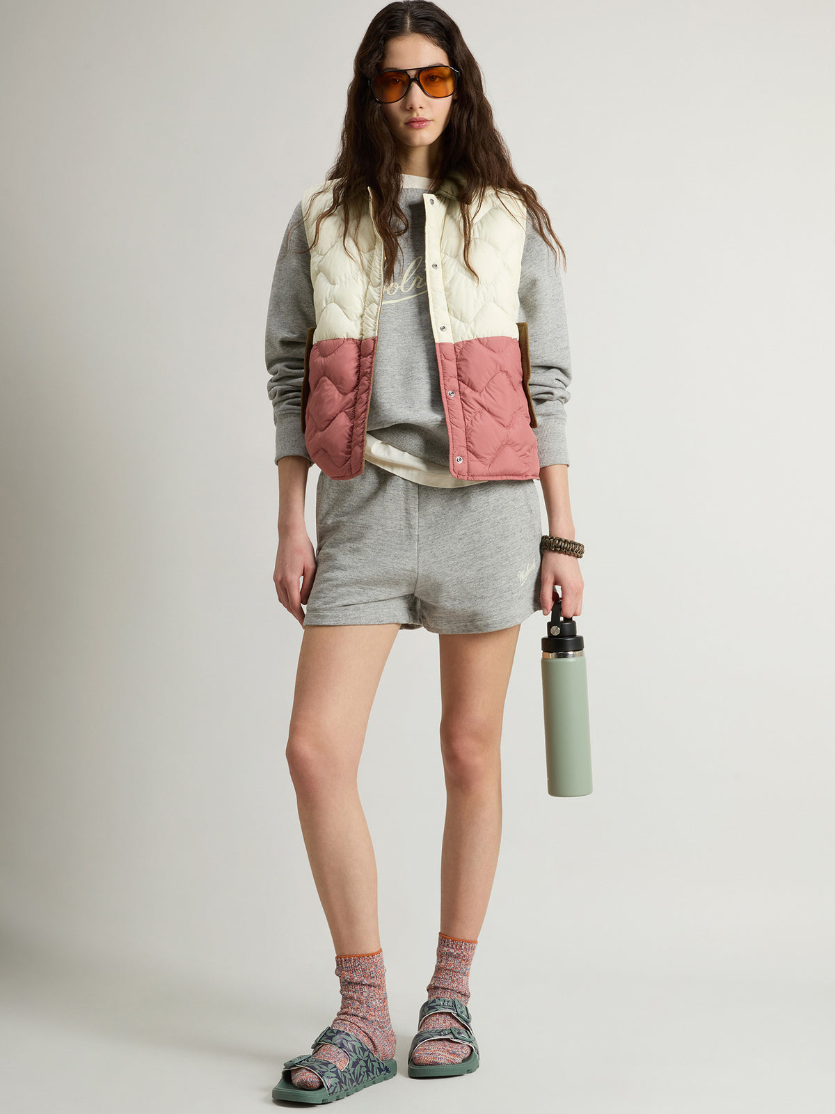 Woolrich Heritage Weste Damen rosa rosa Bild 3